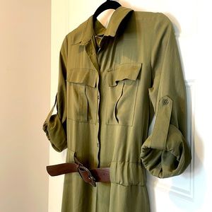 Dixie Military Green Jumpsuit